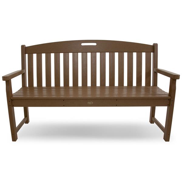 Trex Yacht Club Bench - 60-in - Brown