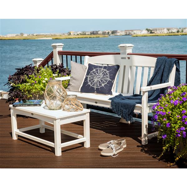 Trex Yacht Club Bench - 60-in - Brown