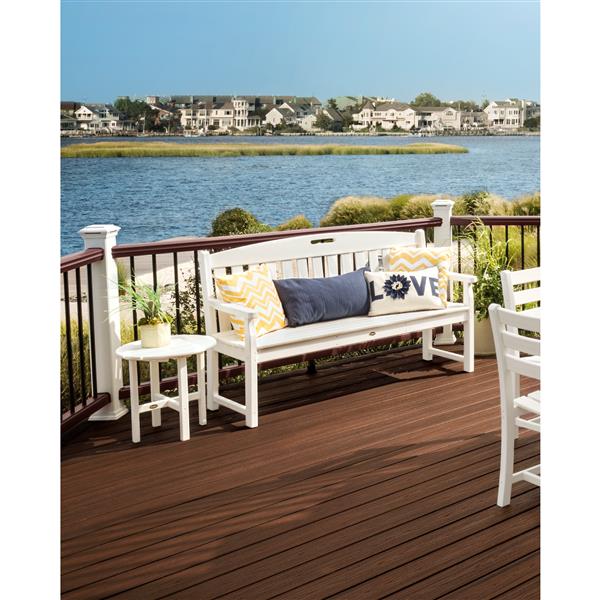 Trex Yacht Club Bench - 60-in - Brown