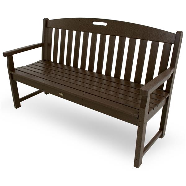 Trex Yacht Club Bench - 60-in - Brown