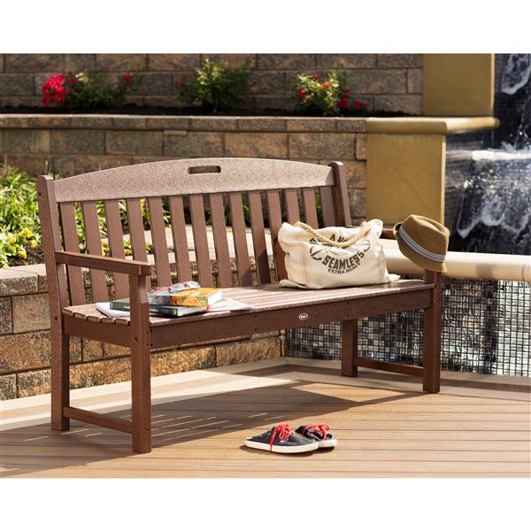 Trex Yacht Club Bench - 60-in - Tan