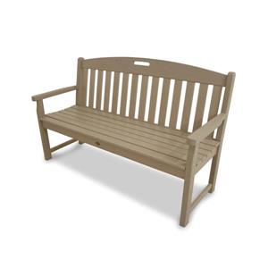 Trex Yacht Club Bench - 60-in - Tan