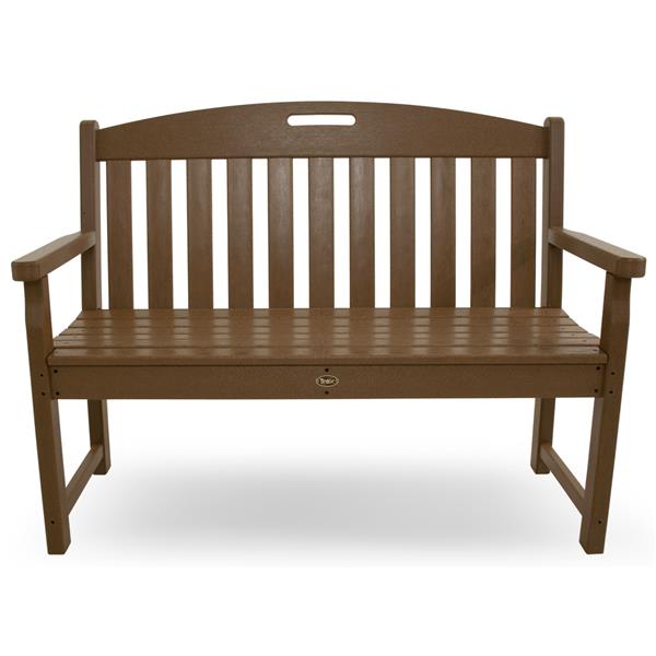 Trex Yacht Club Bench - 48-in - Brown