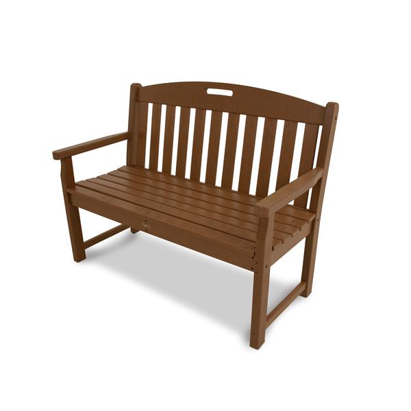 Trex Yacht Club Bench - 48-in - Brown