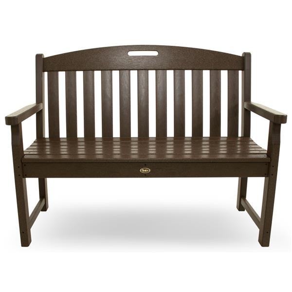 Trex Yacht Club Bench - 48-in - Brown