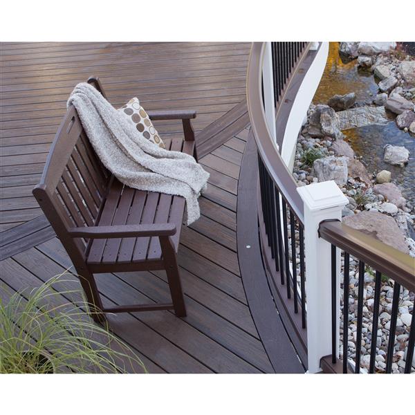 Trex Yacht Club Bench - 48-in - Brown