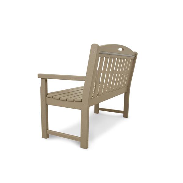 Trex Yacht Club Bench - 48-in - Tan