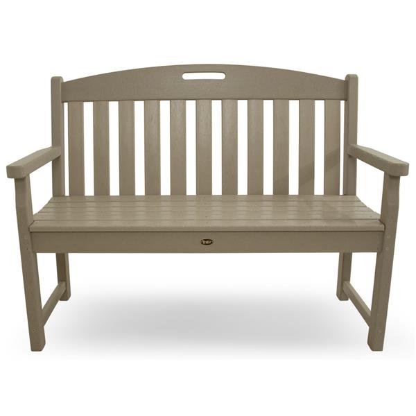 Trex Yacht Club Bench - 48-in - Tan