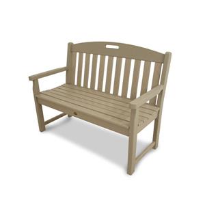 Trex Yacht Club Bench - 48-in - Tan