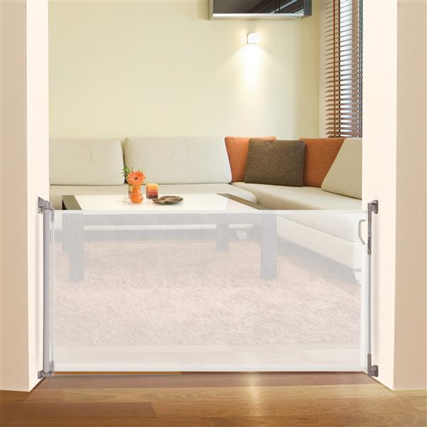 Barrière intérieure/extérieure rétractable Dreambaby® -blanc LC820