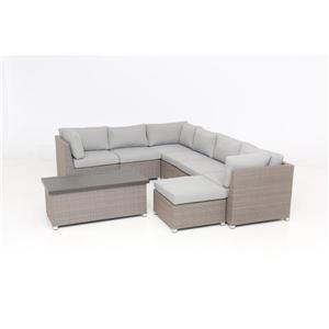 Ensemble de patio avec coussins Chambers Bay, gris, 8 mcx