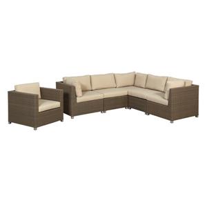 Ensemble de patio avec coussins Chambers Bay, havane, 6 mcx
