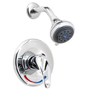 Belanger Shower Faucet with flow control - 3 jets - Polished Chrome