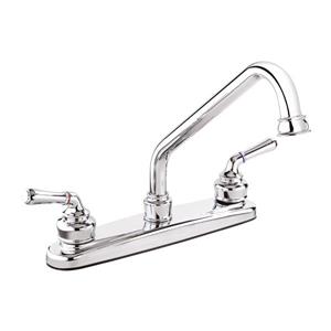 Belanger Kitchen Sink Faucet with Swivel Spout - 2-handle - Chrome