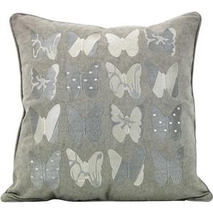 Coussin décoratif «Butterfly», 20" x 20", multicolore