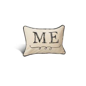 Urban Loft by Westex Typo Decorative Cushion - 14-in x 20-in - Multicoloured