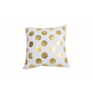 Coussin décoratif «Foil Dots», 18 po x 18 po, multicolore