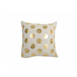 Urban Loft by Westex Dots Large Decorative Cushion - 18-in x 18-in - Gold