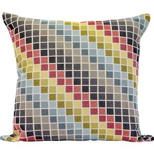 Coussin décoratif «Tetris», 20" x 20", multicolore