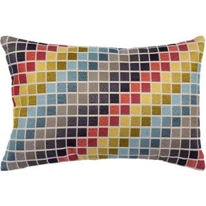Urban Loft by Westex Tetris Decorative Cushion - 14-in x 20-in- Multicoloured