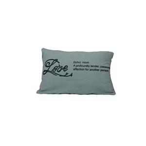 Urban Loft by Westex Typo Love Decorative Cushion - 14-in x 20-in - Blue