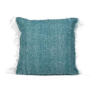Urban Loft by Westex Mohair Solid Decorative Cushion - 20-in x 20-in - Teal