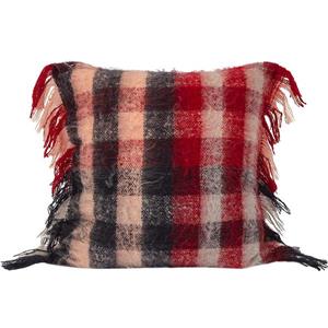 Urban Loft by Westex Mohair Plaid Check Decorative Cushion - 20-in x 20-in - Multi