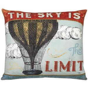 Coussin décoratif «Wa Sky Limit», 20" x 20", multicolore
