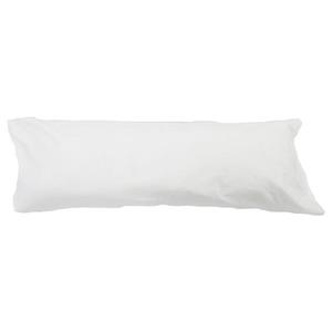 Housse pour oreiller de corps, 21 po x 55 po, blanc