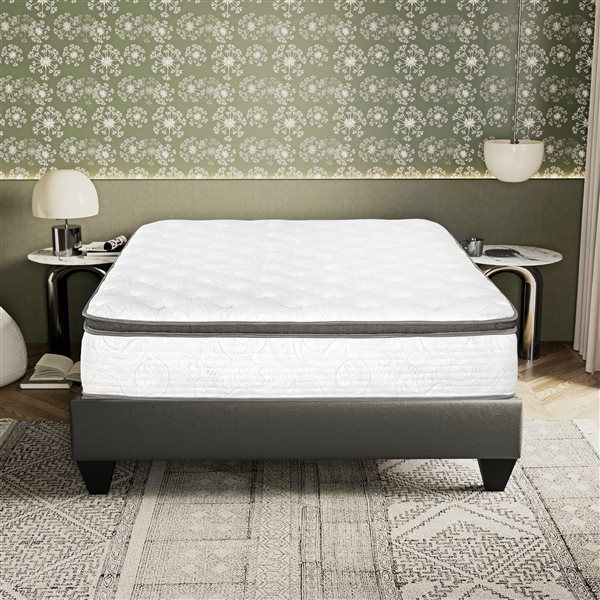 Collection Bourbon Street Berri 12-in Pocket Coil Mattress with Lumbar Gel - King