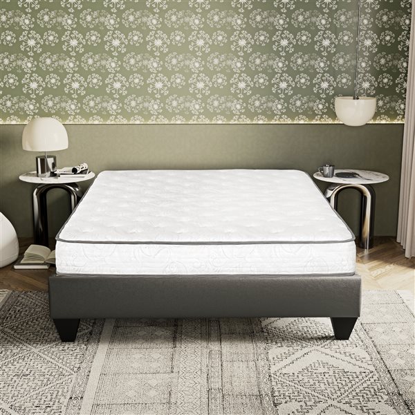 Collection Bourbon Street Berri 8-in Pocket Coil Mattress with Lumbar Gel - Queen