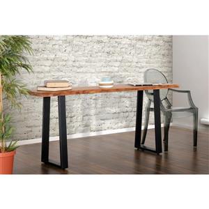 Collection Bourbon Street Pietro Acacia Wood and Metal Console Table - 51"