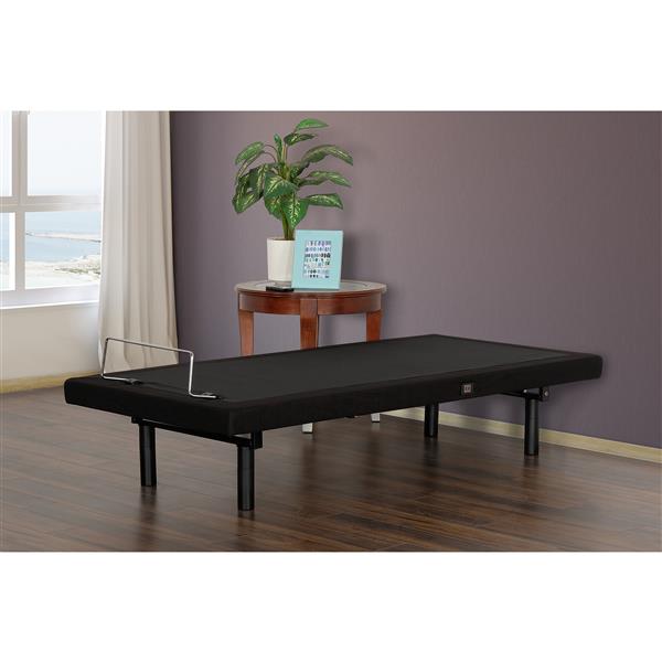 Collection Bourbon Street Base De Lit Reglable Altitude Tapisse Ports Usb Simple Xl 35567 Rona