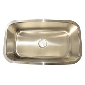 Buckler Global Undermount Single Kitchen Sink - Stainless Steel
