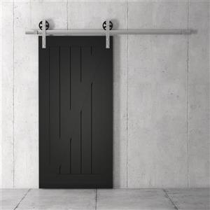 Porte de grange California avec quincaillerie, expresso, 40"