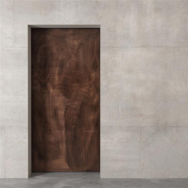 Urban Woodcraft Houston Barn Door With Hardware Natural 40 In