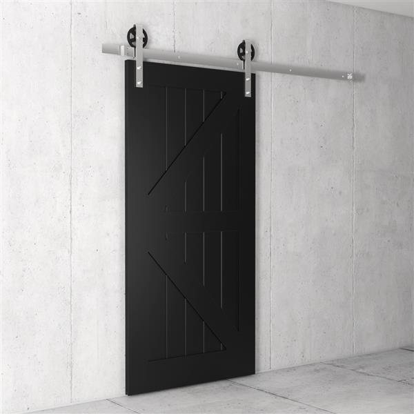 Urban Woodcraft Manhattan Barn Door With Hardware Espresso 40