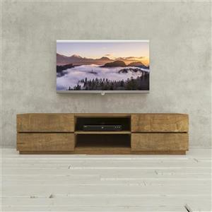 Urban Woodcraft Catania TV Stand - 4-Drawer - Natural - 75-in
