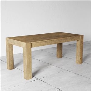 Table à manger Austin de 71 po d'Urban Woodcraft