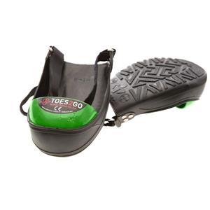 Impacto Toes2Go Steel Toe Cap - Black/Green - Large shoe M13-16