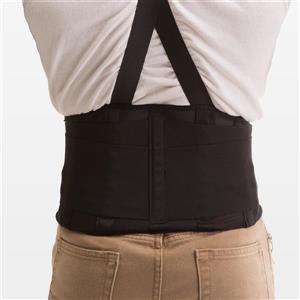 Support lombaire élastique Impacto, noir, très grand, taille 41-48 po