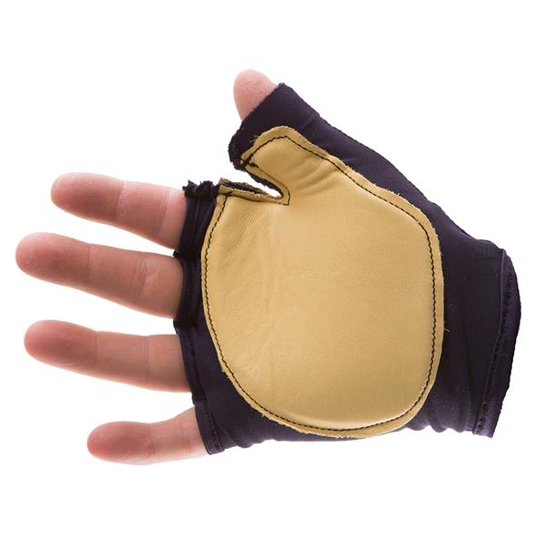 Impacto Finger Less Anti-Impact Glove - Nylon/leather palm -Small