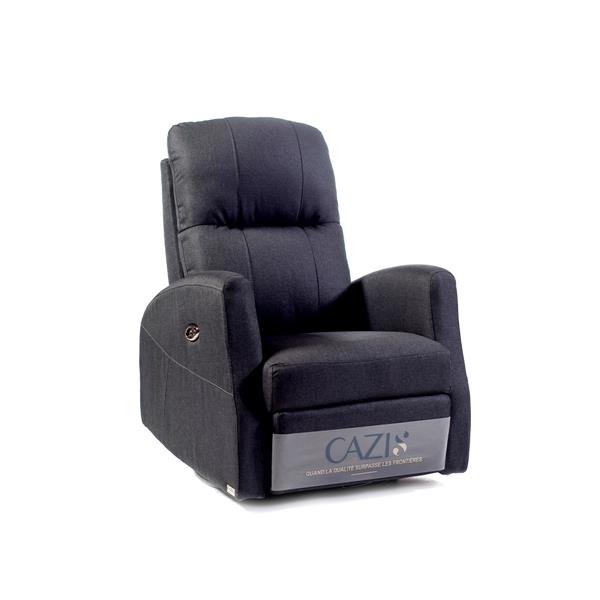 FAMV Athen Electric - Swivel - Recliner Chair - Charcoal