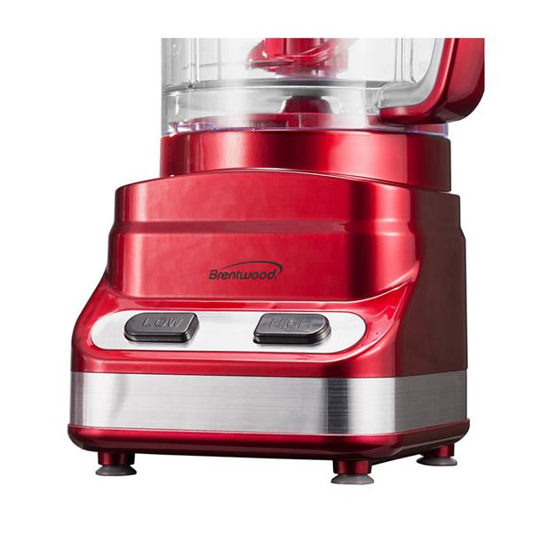 RA37800 Brentwood FP-548 3 Cup Mini Food Processor, Red