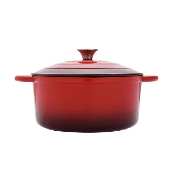 Hamilton Beach Dutch Oven Pot, Cast Iron, Red HAR101 | RONA