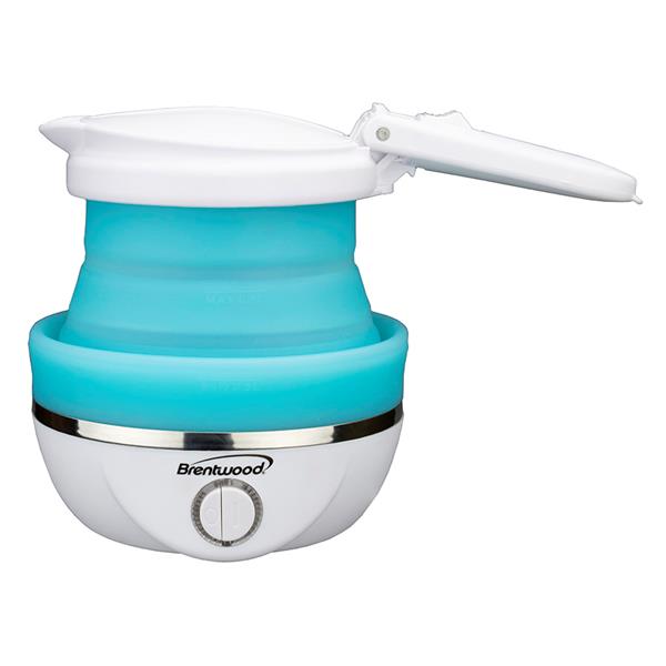 Brentwood Collapsible Travel Kettle - Blue - 0.8L