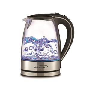 Brentwood 1.7L Cordless Glass Electric Kettle - Black