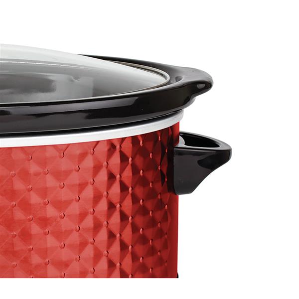 Brentwood Select 7QT Slow Cooker - Red