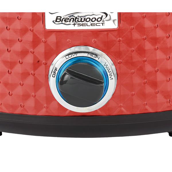 Brentwood Select 7QT Slow Cooker - Red