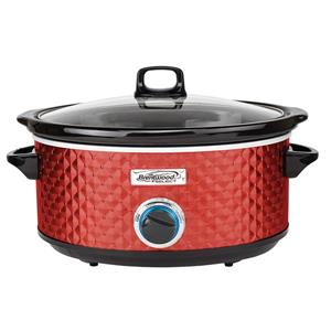 Brentwood Select 7QT Slow Cooker - Red